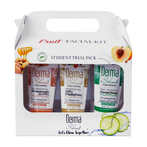 DERMASHINE TRIAL PACK FACIAL KIT 50ML(ALL SKIN TYPES)
