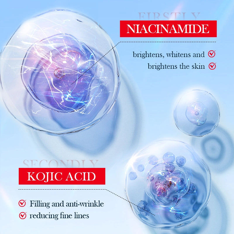 SADOER KOJIC ACID WHITENING FRACKLES FACE SHEET MASK