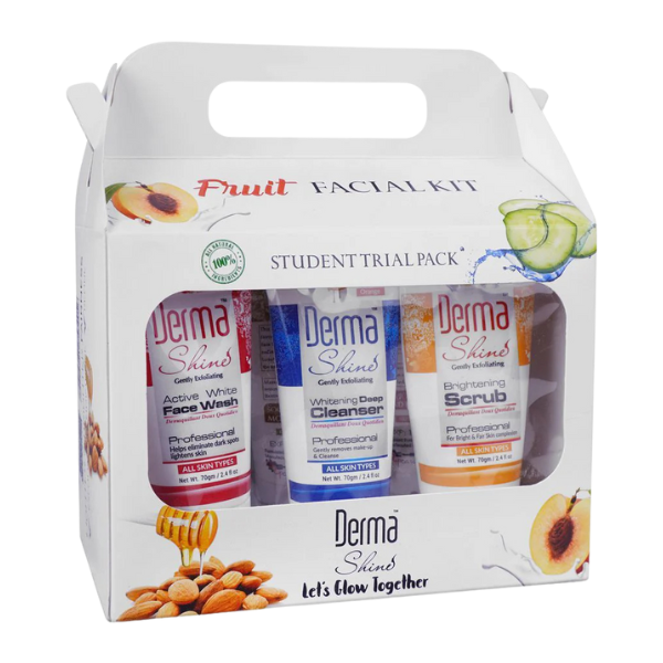 DERMASHINE TRIAL PACK FACIAL KIT 50ML(ALL SKIN TYPES)