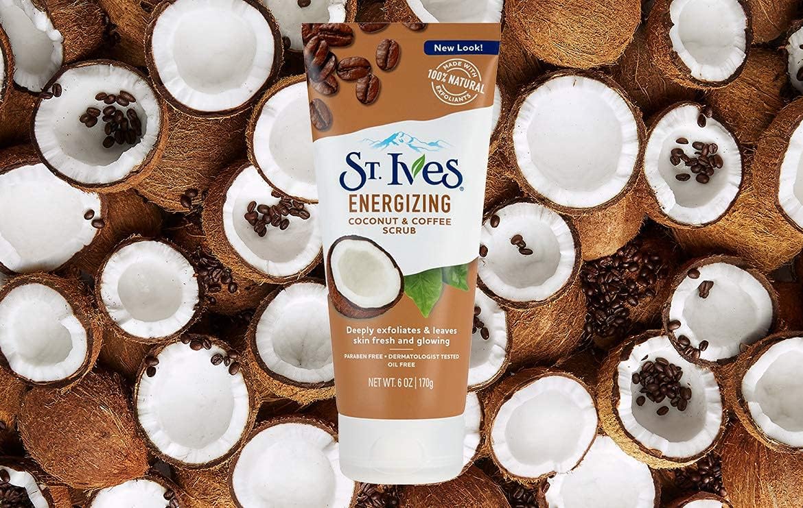 ST.IVES ENERGIZING COCONUT & COFFEE SCRUB (ALL SKIN TYPES)
