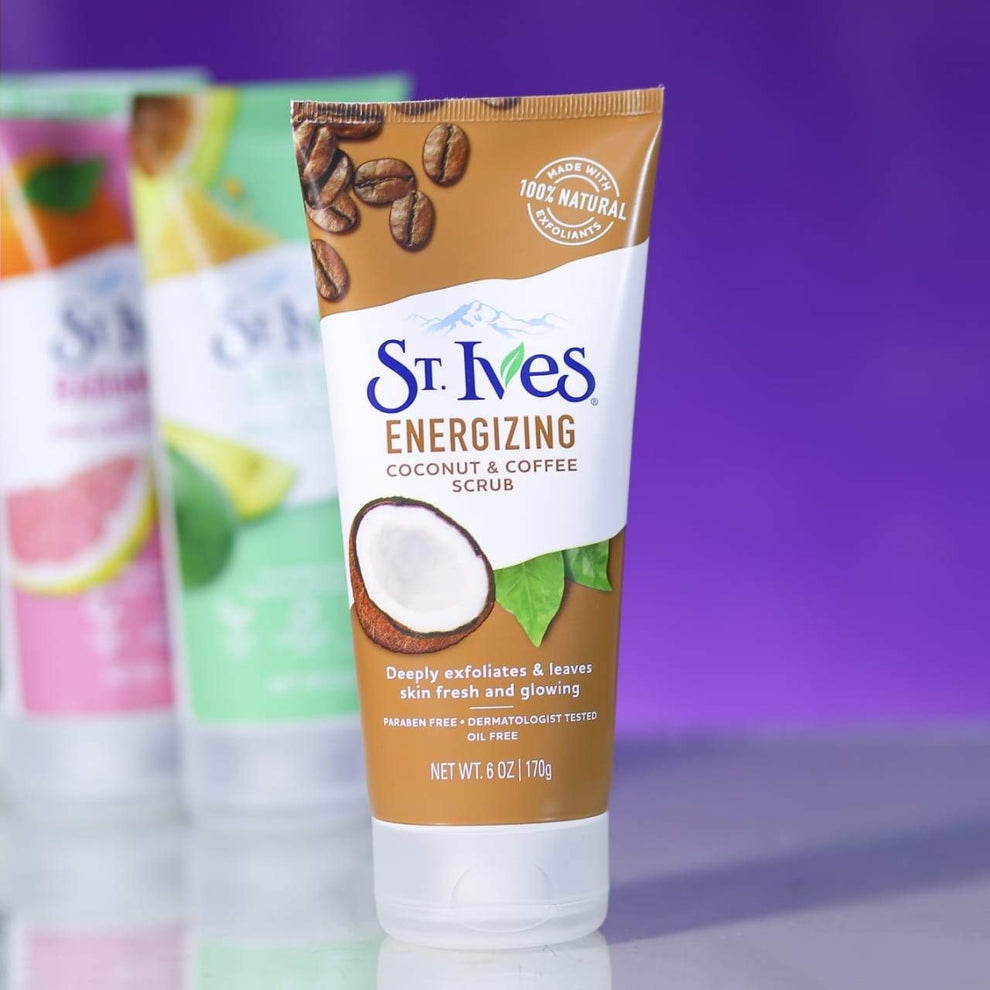 ST.IVES ENERGIZING COCONUT & COFFEE SCRUB (ALL SKIN TYPES)
