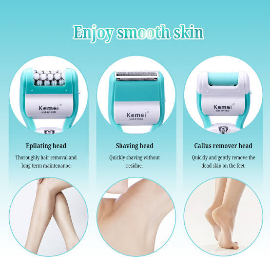 Kemei 3in1 epilator KM-6198B