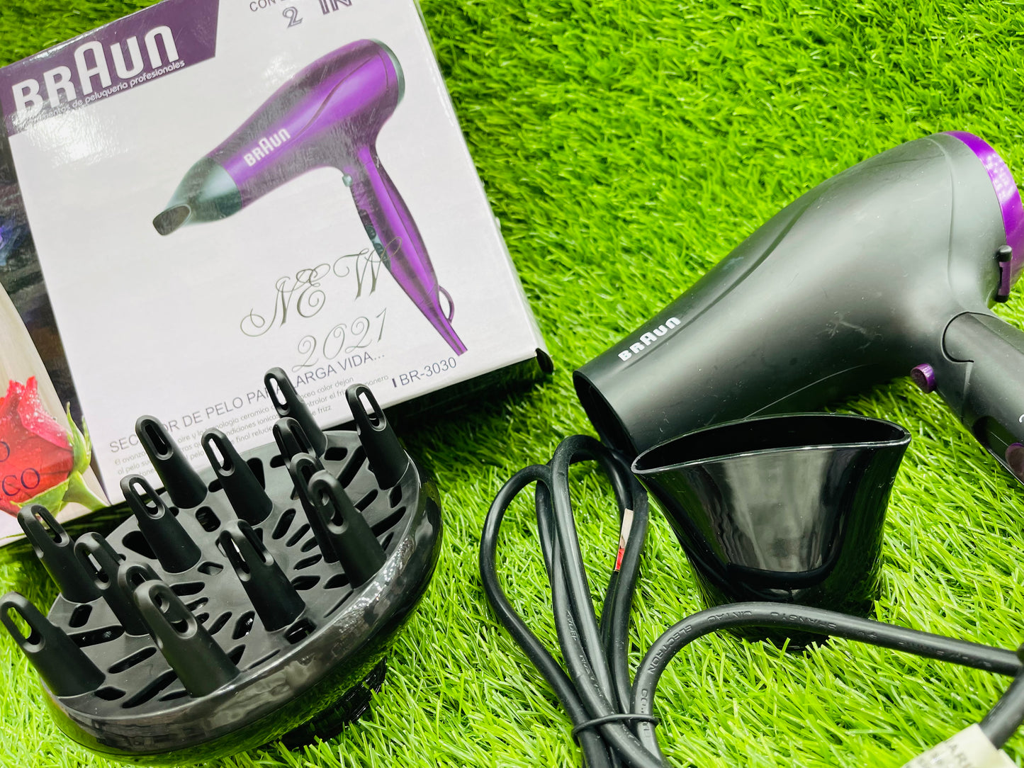 BRAUN 2in1 2200W HAIR DRYER BR-3030