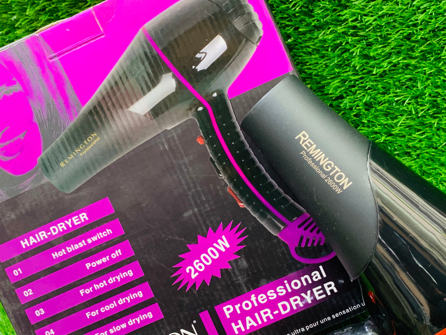 Remington styler professional hair dryer 2600W Model no:6026