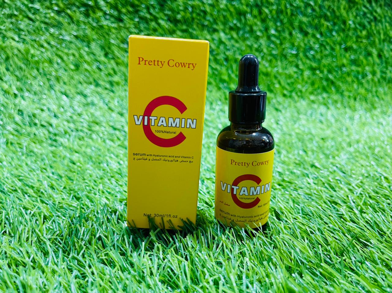 PRETTY COWRY VITAMIN C FACE SERUM YELLOW OUTER