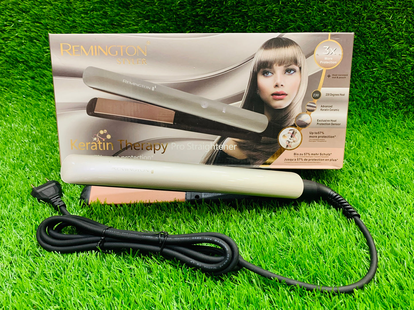 REMINGTON STYLER KERATIN THERAPY STRAIGHTNER S8590