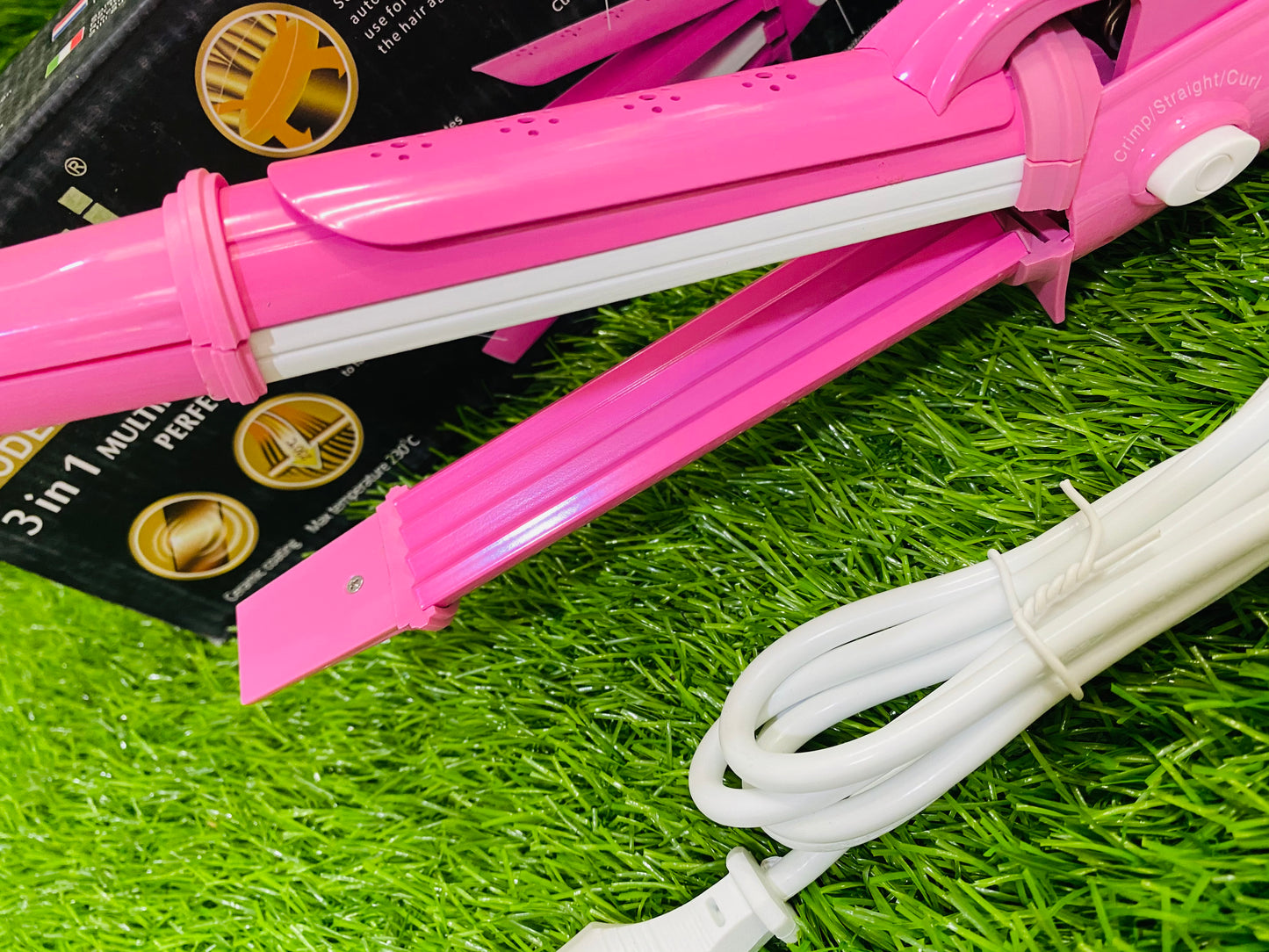 KEMEI 3in1 KM-987 STRAIGHTNER CRIMPER CURLER KM-988