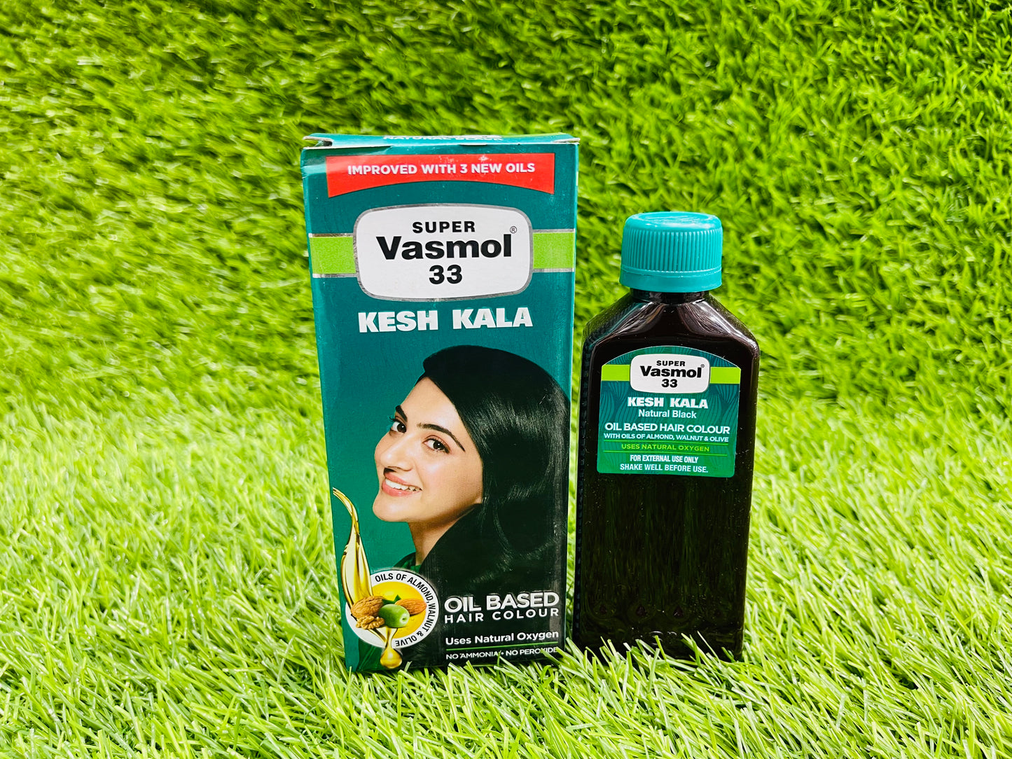 SUPER VASMOL OIL BASED HAIR COLOUR SHAMPOO DARK BROWN