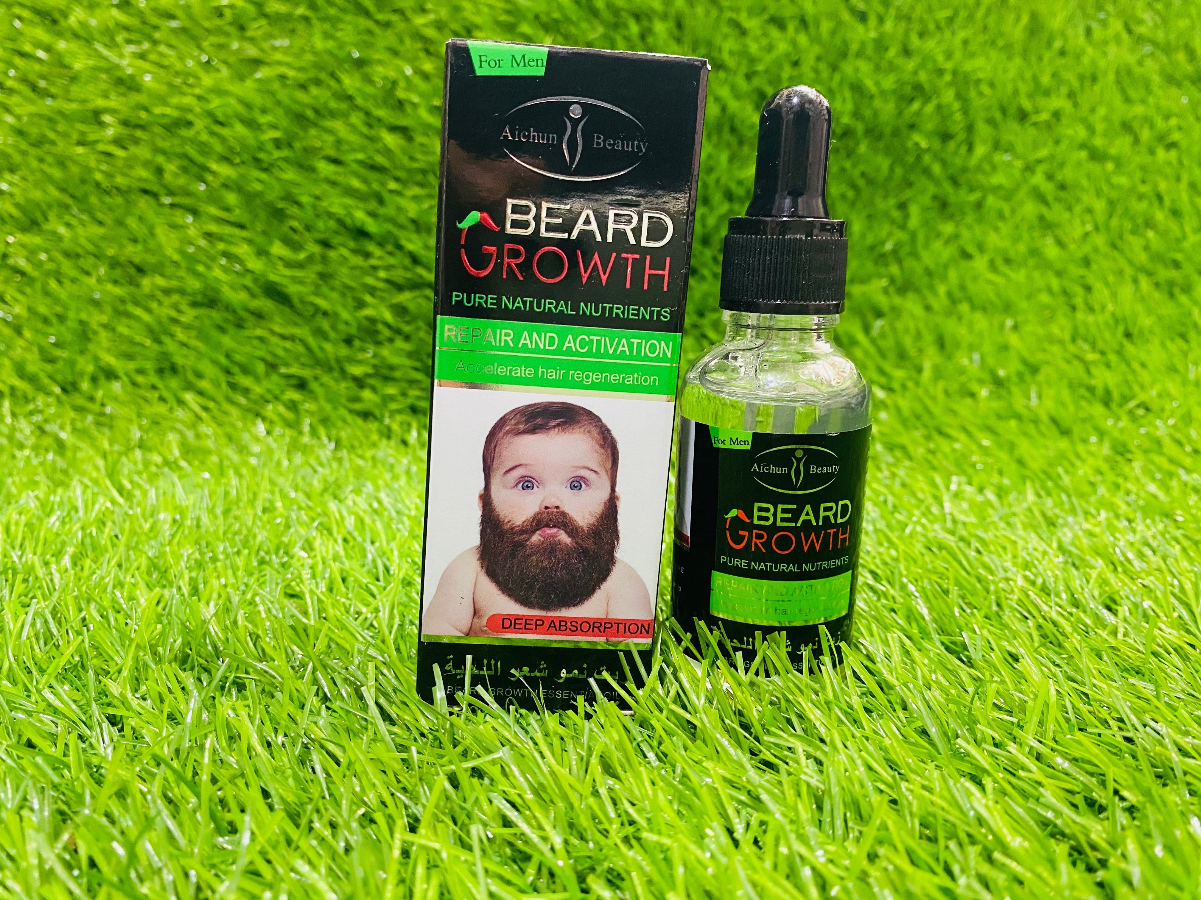 Aichun Beauty Beard Growth Oil Pk