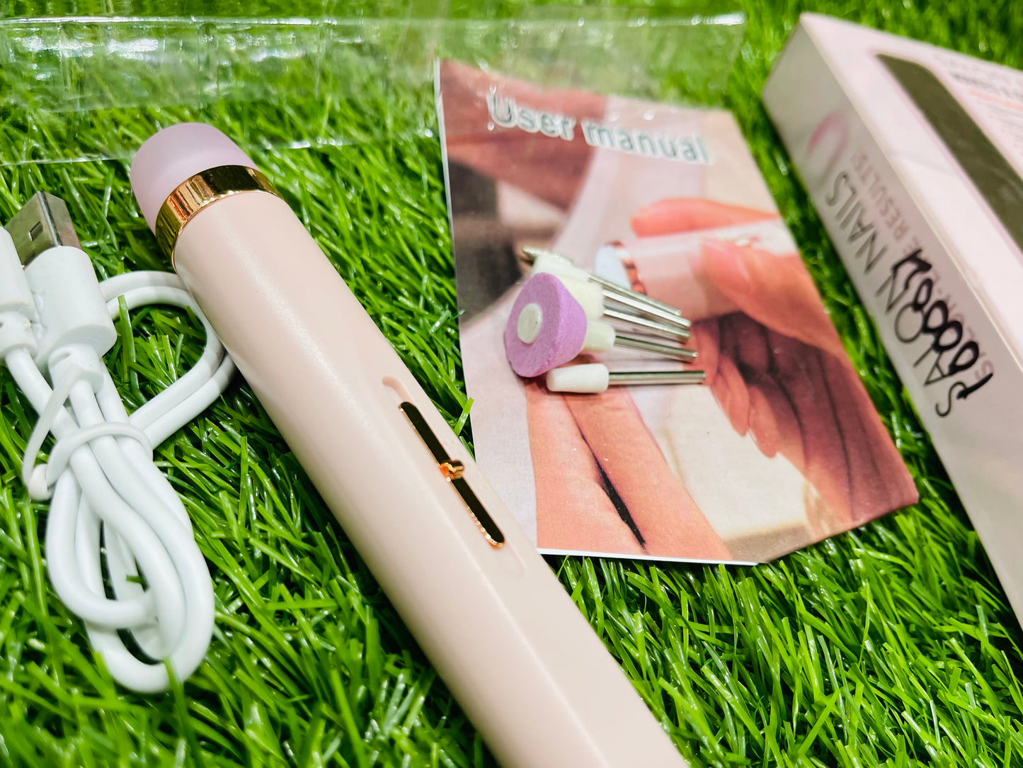 SALON MAKE A NAIL ELECTRIC RECHARGABLE NAIL SHAPER MACHINE