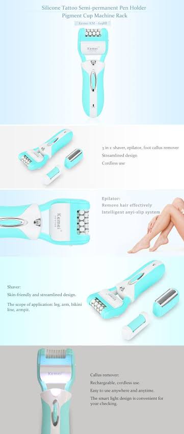 Kemei 3in1 epilator KM-6198B