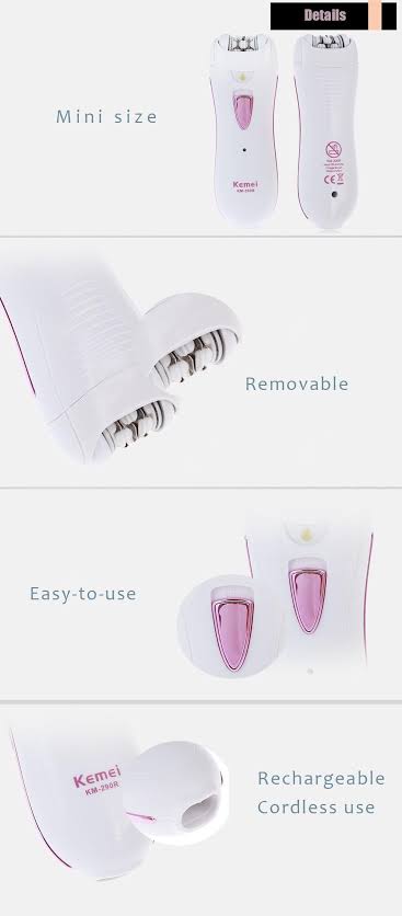 Kemei rechargable ladies epilator KM-290R