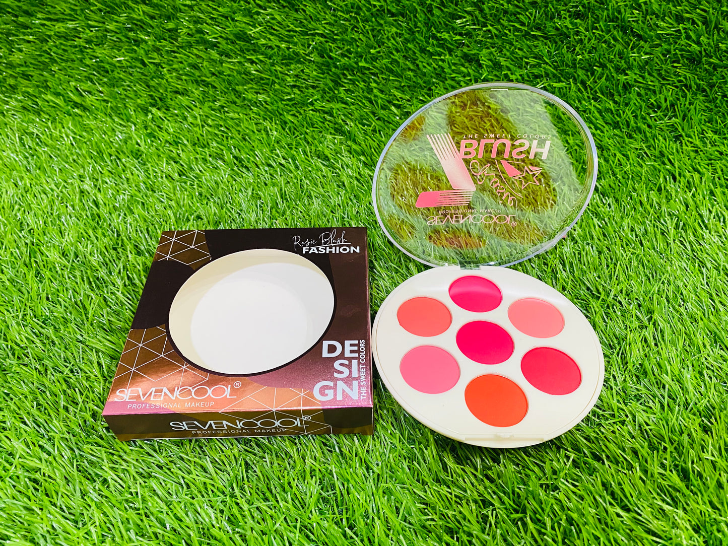 SEVENCOOL 7 COLOUR MATT BLUSH KIT
