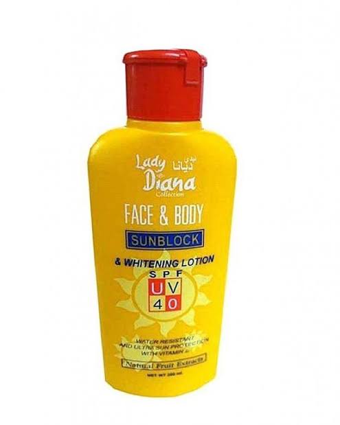 LADY DIANA SUNBLOCK WITH VITAMIN E(ALL SKIN TYPES)(CAST FREE)
