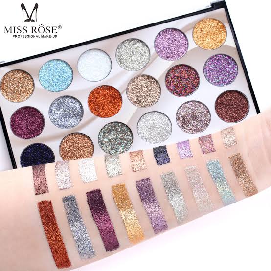 MISSROSE 18 COLOR GLITTER PALLETE