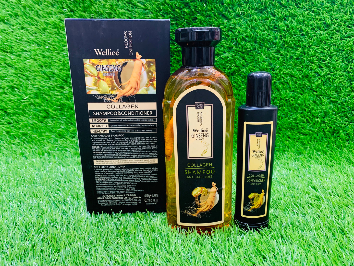 Wellice GINSENG Essence Shampoo+Conditioner