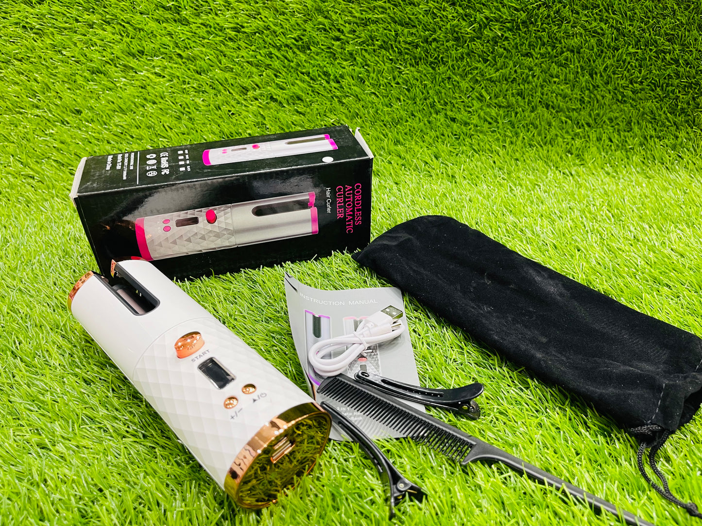 CORDLESS AUTOMATIC HAIR CURLER