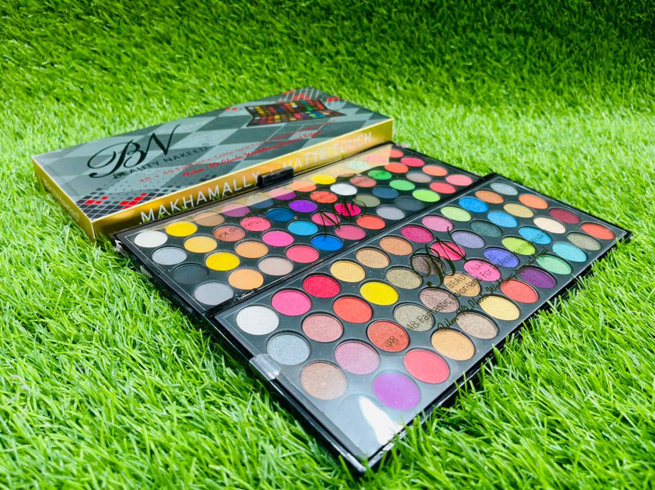 BN BEAUTY NAKED EYESHADOW MAKEUP PALLETE 48+48 VELVET+MATT PALLETE