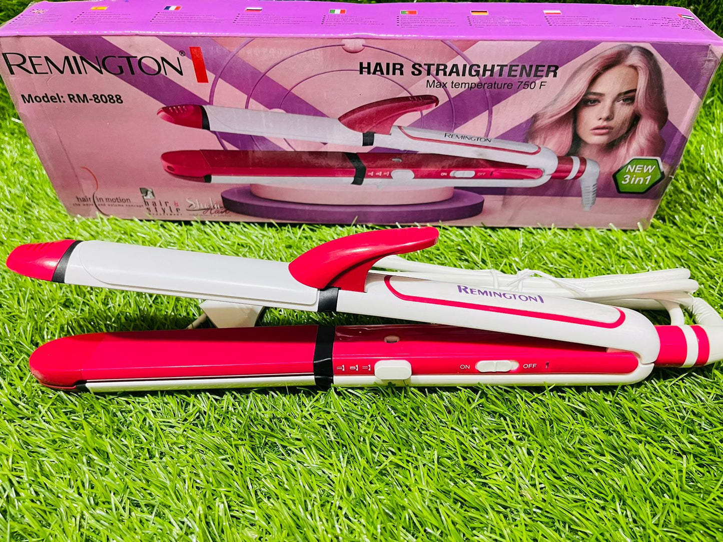 REMINGTON SH-8088 3 IN 1  STRAIGHTENER