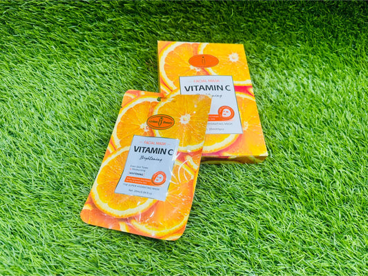 AICHUN BEAUTY VITAMIN C SHEET MASK  (FOR ALL SKIN TYPES)