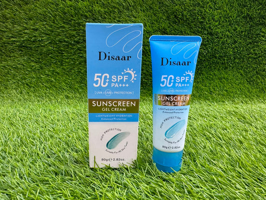 DISAAR Lightweight Sunscreen Gel Cream SPF50 PA+++ 80g