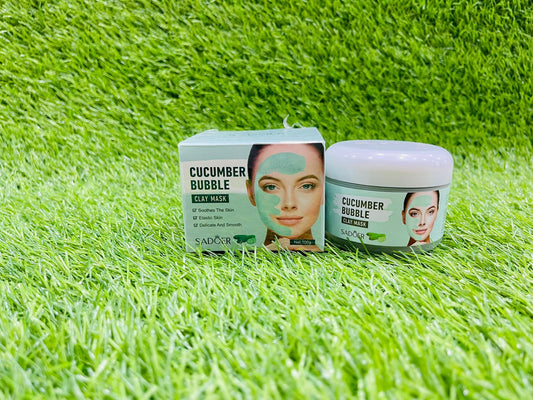 SADOER CUCUMBER BUBBLE CLAY MINERAL MASK(ALL SKIN TYPES)