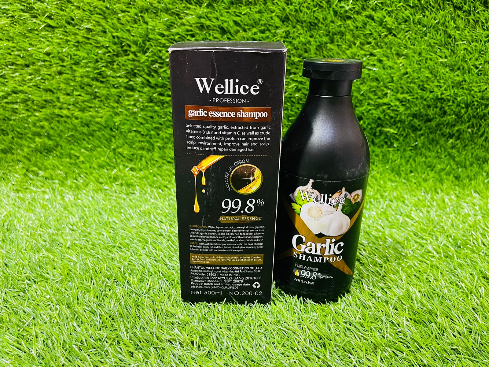 Wellice WELLICE GARLIC SHAMPOO-ANTI HAIR LOSS 500ML – www.onlinemart.com.pk