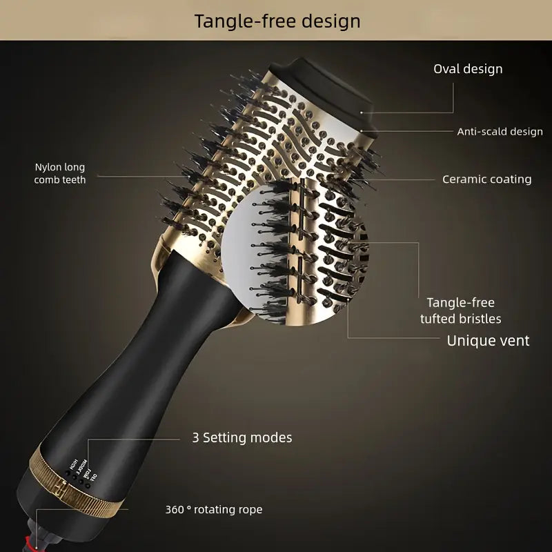 ONE STEP HOT AIR DRYER HAIR BRUSH