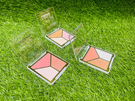 Highlighter Makeup Palettes 3IN1 CONTOUR HIGHLIGHTER BLUSH KIT
