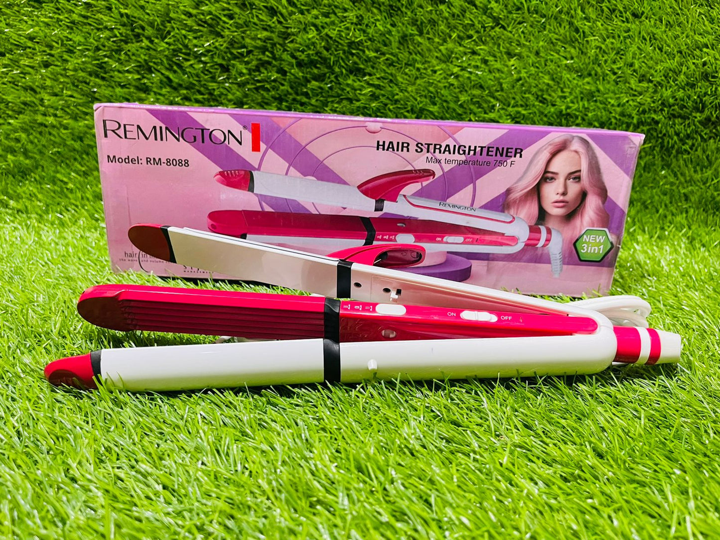 REMINGTON SH-8088 3 IN 1  STRAIGHTENER