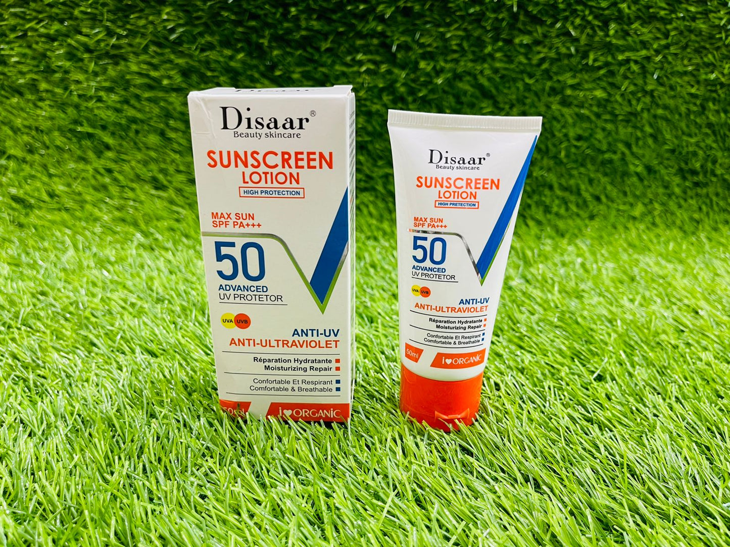 DISAAR SUNSCREEN LOTION 50 ADVANCE UV PROTECT(ALL SKIN TYPES)(CAST FREE)