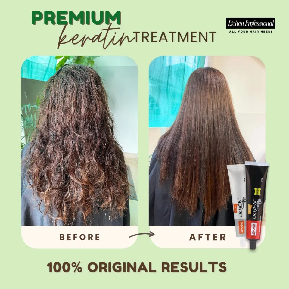 LICHEN KERATIN STRAIGHT OFF STRONG FORMULA