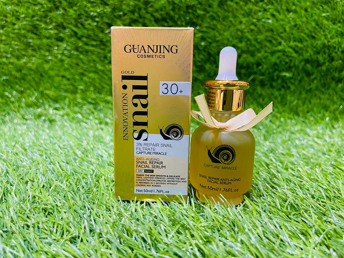 GUANJING SNAIL FACIAL MOISTURIZING ANTI-AGING SERUM 50ml GJ7026