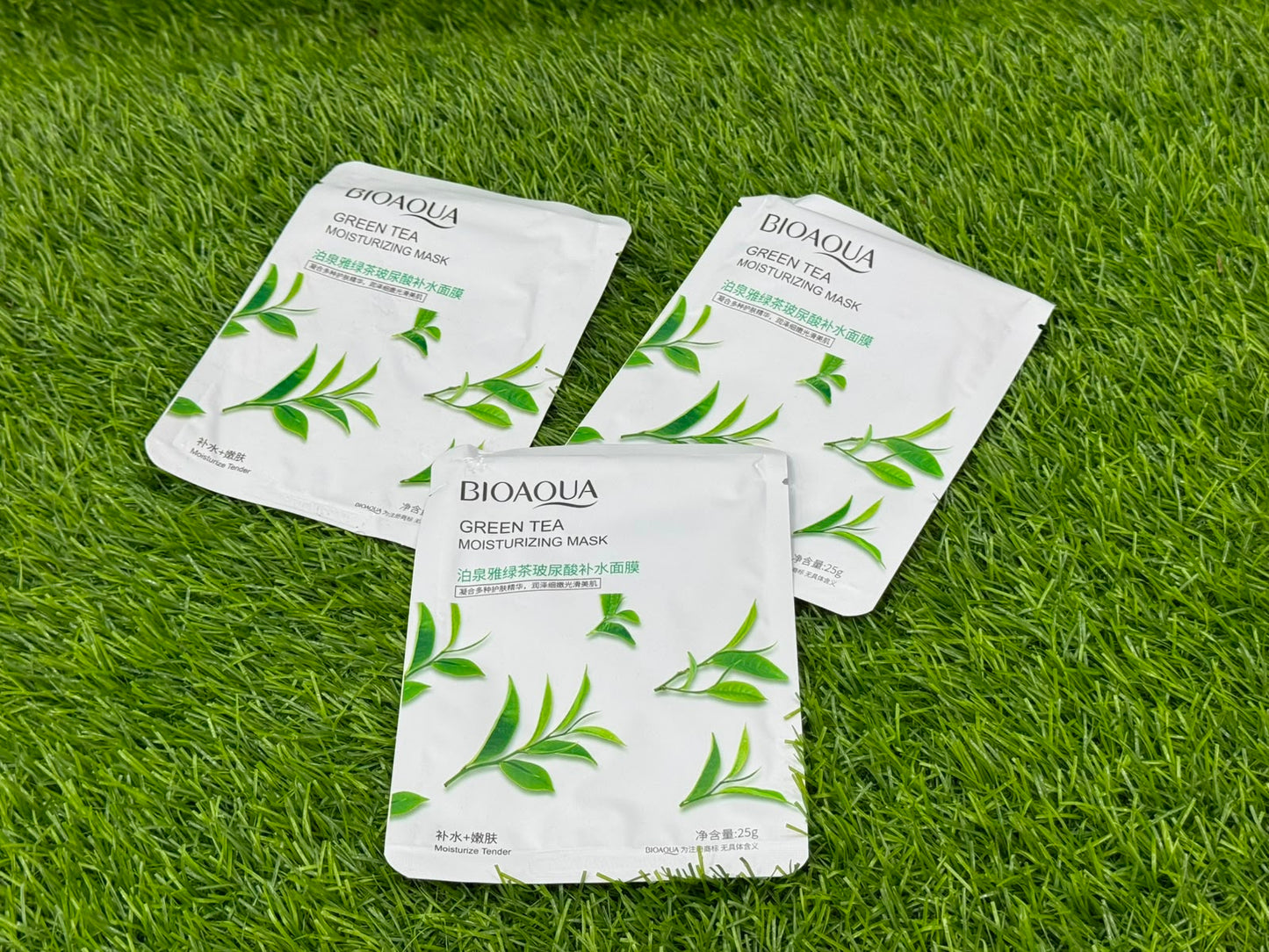 BIOAQUA GREENTEA Moisturizing Sheet Mask 25g (FOR ALL SKIN TYPES)