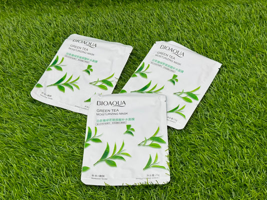 BIOAQUA GREENTEA Moisturizing Sheet Mask 25g (FOR ALL SKIN TYPES)