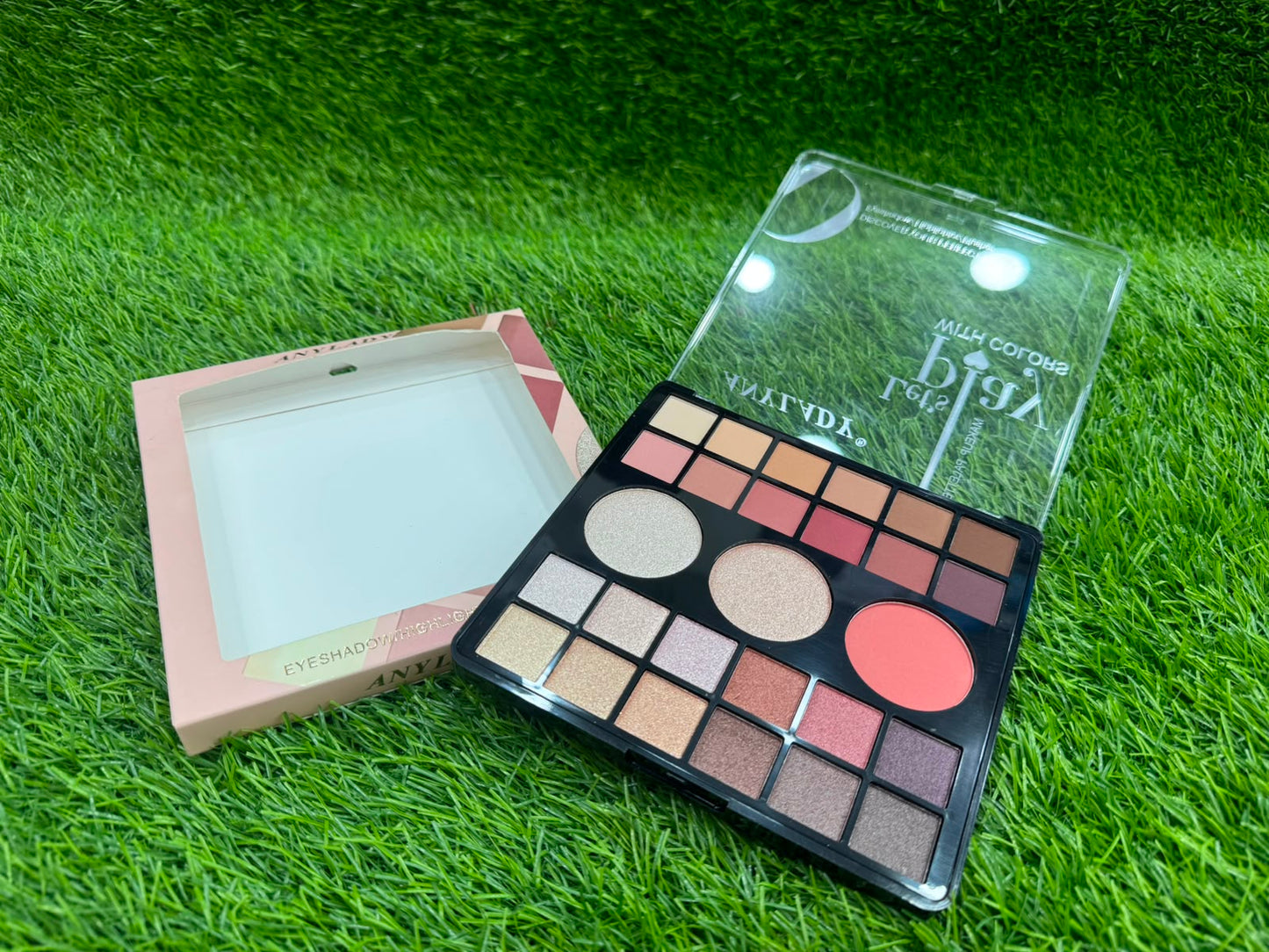 ANYLADY 24 COLOR EYESHADOW & 2 COLOR HIGHLIGHTER 1 BLUSH KIT
