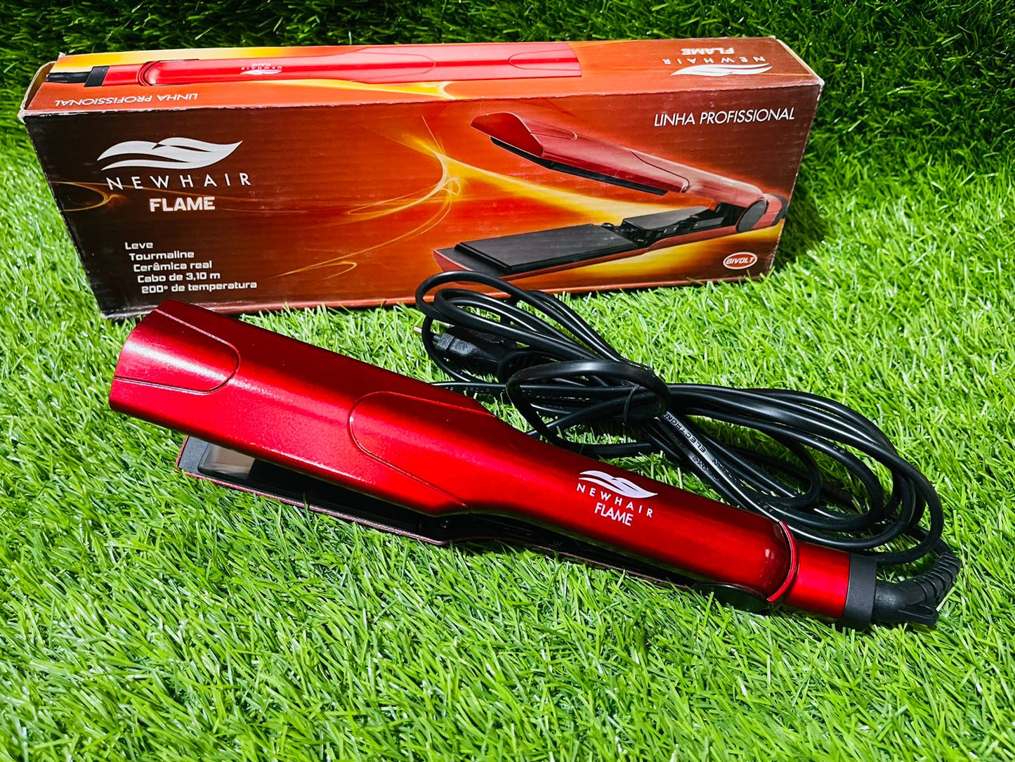 Flame lina profissional straightner