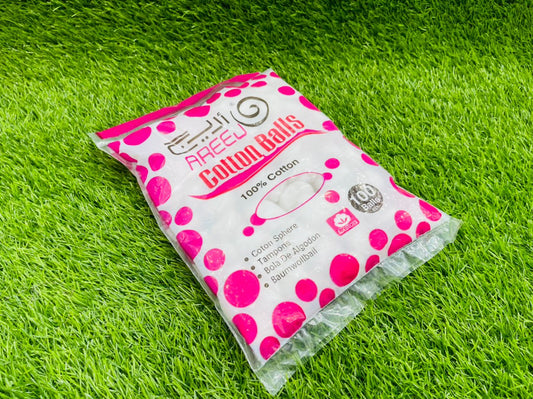 AREEJ COTTON BALLS 100% COTTON 100PCS.