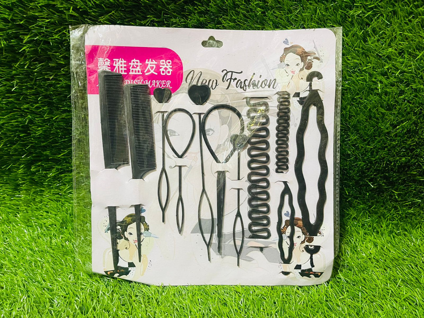 9 pcs complete hair styling tool