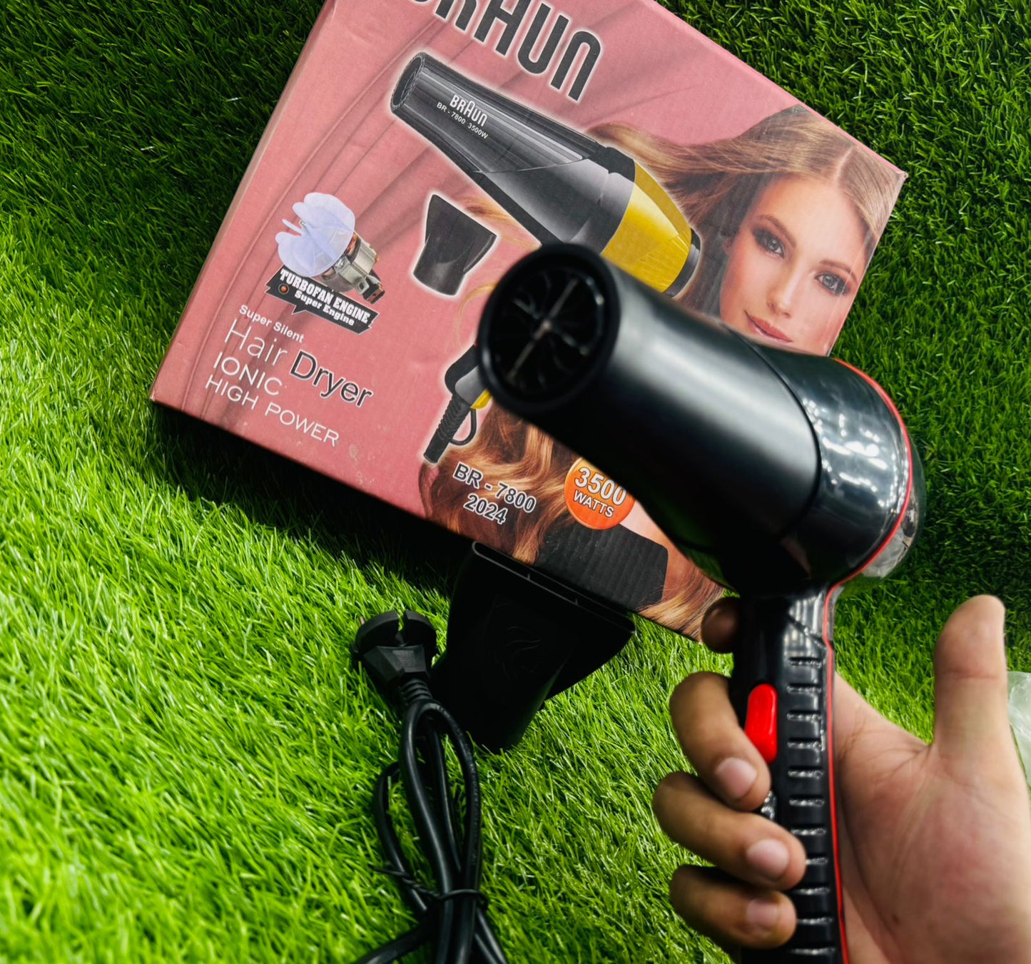 BRAUN 3500W HAIR DRYER MODEL:7800