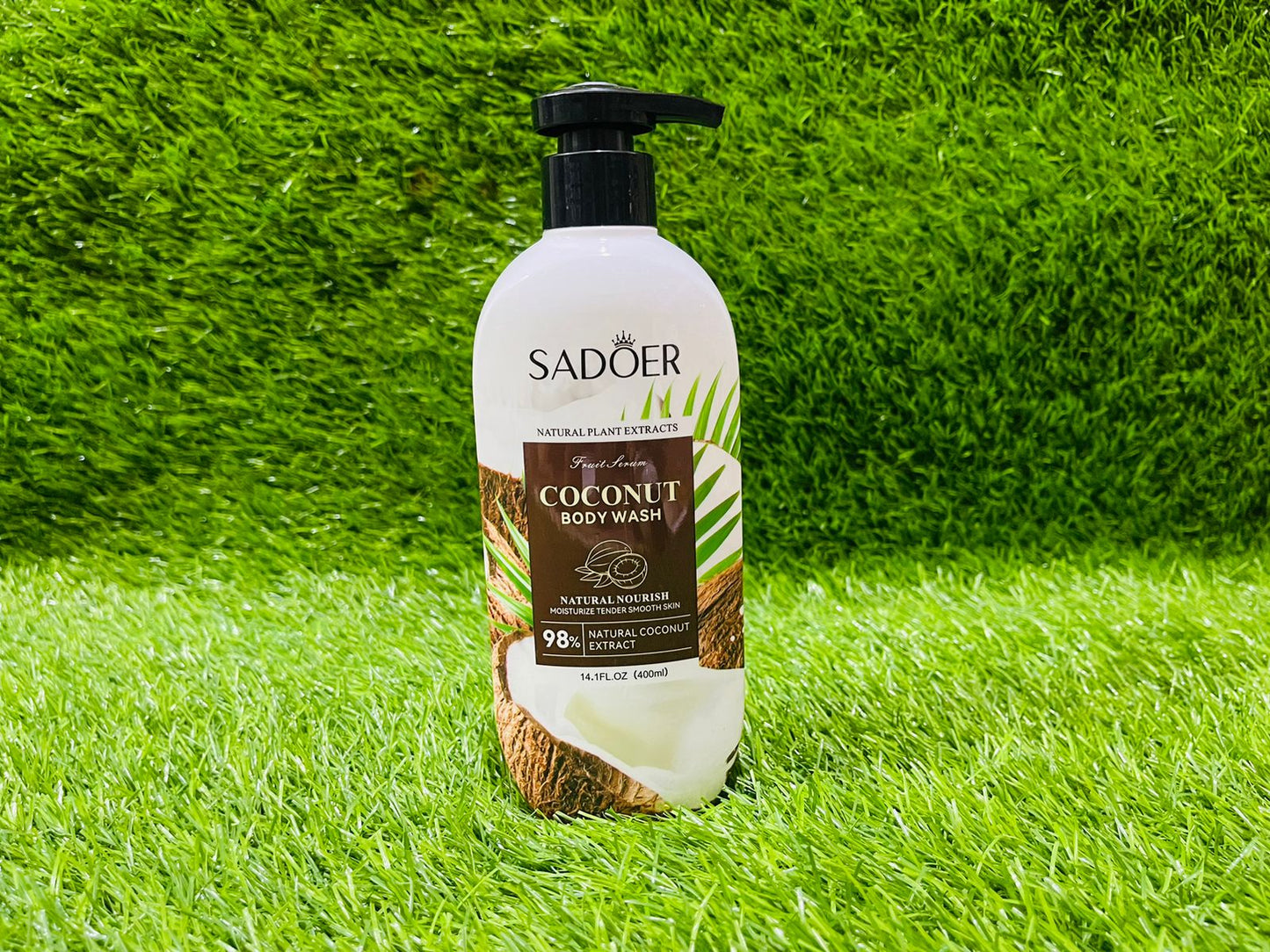 Sadoer Cocunut Body Wash Natural Cocunut Extracts 400ml