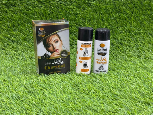 LAIBA CHARCOAL BLEACH 60ML (ALL SKIN TYPES)