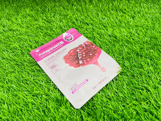 HCHANA POMEGRANTE FACE SHEET MASK (FOR ALL SKIN TYPES)