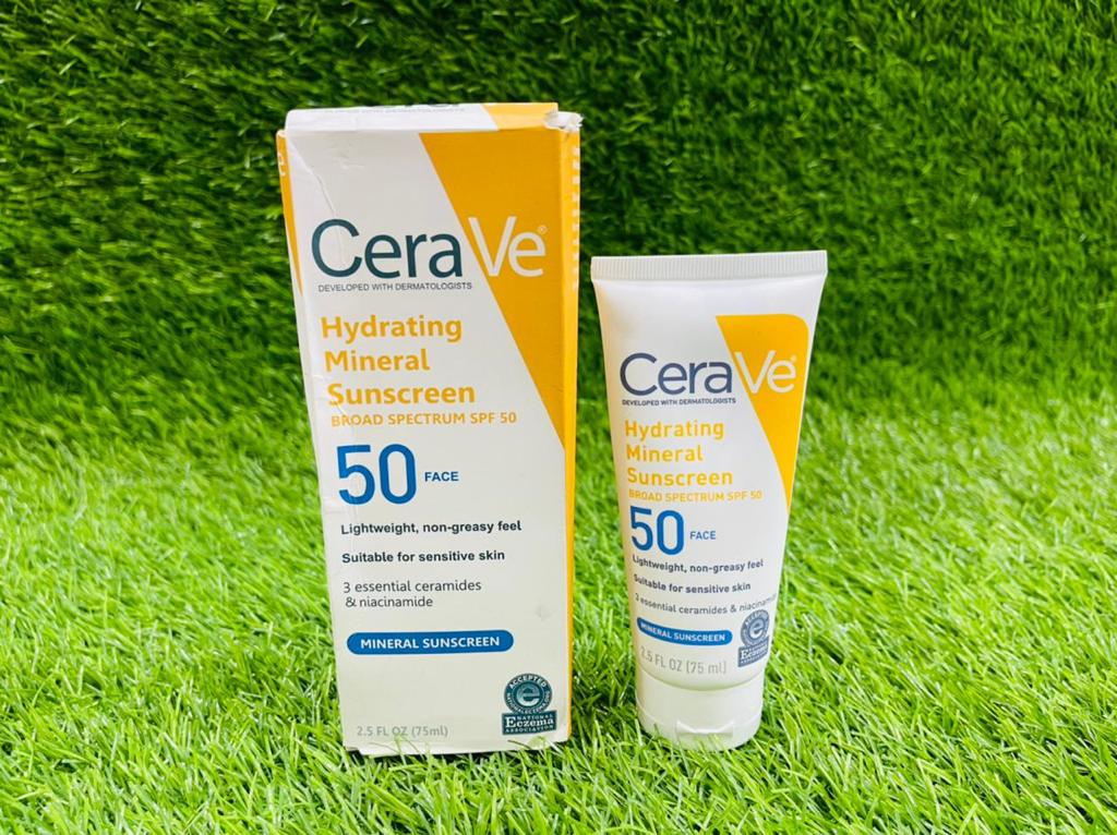 CERAVE Hydrating Mineral Sunscreen SPF 50 Body Lotion 150ML