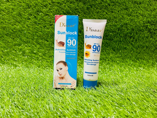 Disaar Prevent Skin Damage Waterproof Sunblock Spf90 100gm