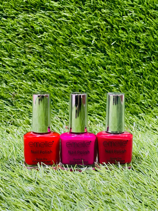 EMELIE BRIDAL COLOUR NAIL POLISH PACK OF 3 (11,24.1)