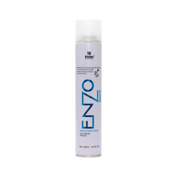 ENZO WHITE HAIR SPRAY ODOURE FRAGRANCE  NO GREASY RESIDUE HAIR SPRAY  (420 ml)