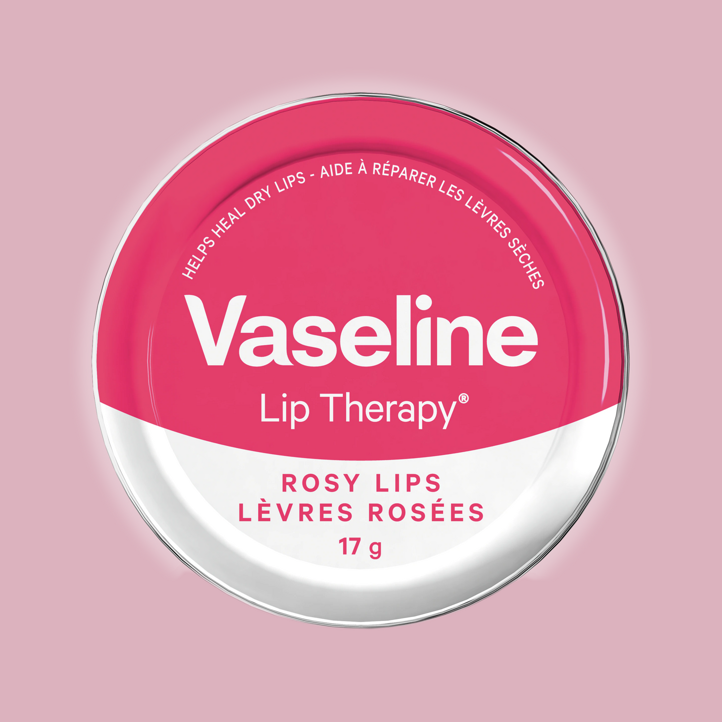 VASELINE ROSY TINTED LIP BALM.