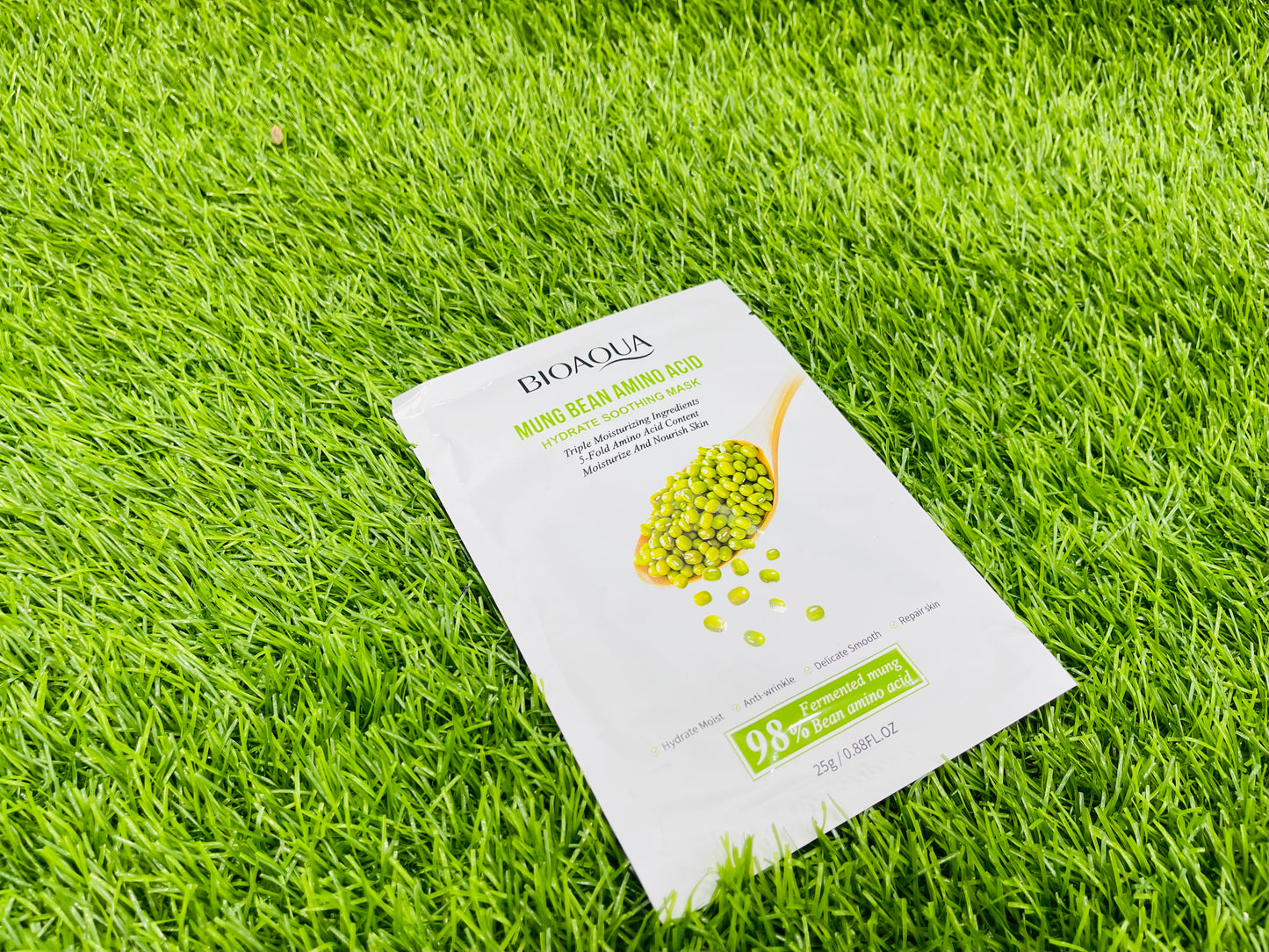 BIOAQUA MUNG BEANS AMINO ACID FACE SHEET MASK