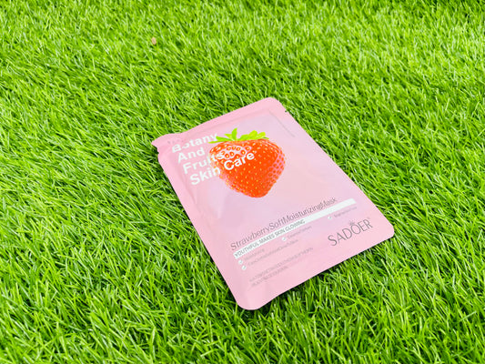 SADOER STRAWBERRY FACE SHEET MASK (FOR ALL SKIN TYPES)